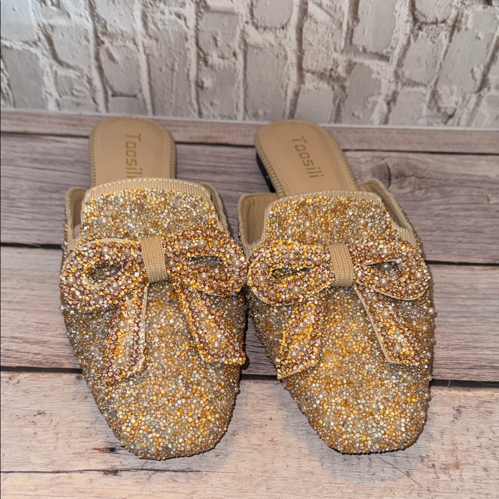 Beaded Bow Flats
